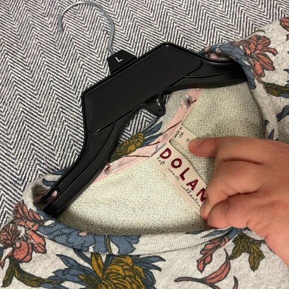 ANTHROPOLOGIE - DOLAN Tawaga Floral Sweatshirt - Picture 4 of 7